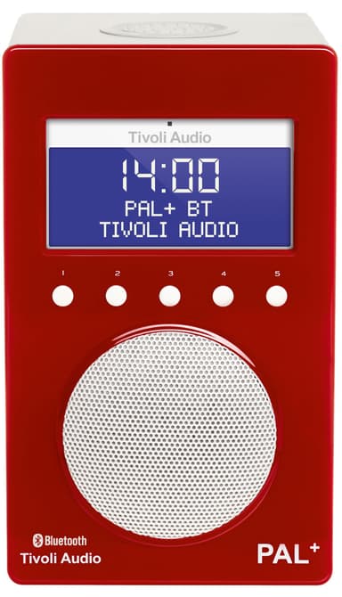 Tivoli Audio PAL+ BT bærbar radio (rød)
