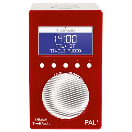Tivoli Audio PAL+ BT bærbar radio (rød)