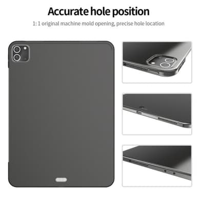 Slagsikkert beskyttelsedeksel til iPad Pro 12.9 inch 2020 Gjennomsiktig