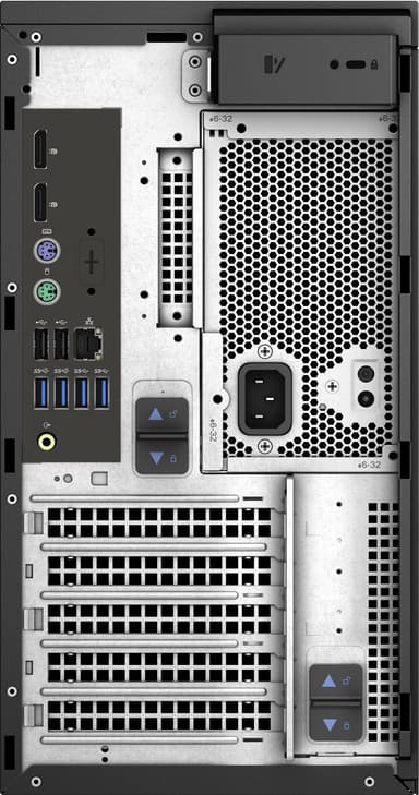 Dell Precision 3640 MT Xeon W/16 GB kompakt stasjonær PC (sort)
