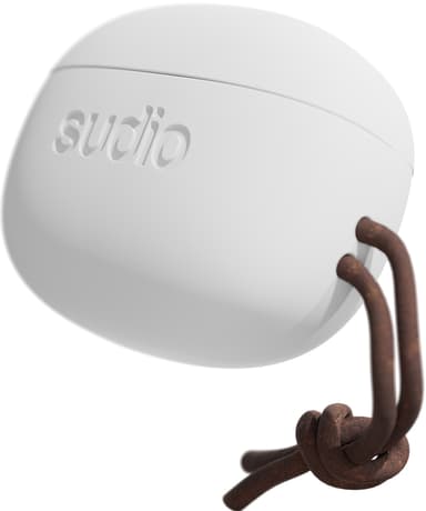 Sudio Tolv helt trådløse in-ear hodetelefoner (hvit)