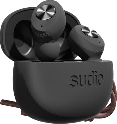 Sudio Tolv helt trådløse in-ear hodetelefoner (sort)