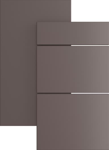Epoq Trend Umber skapdør i glass til kjøkken 40x92 cm