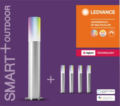 Ledvance Smart+ Gardenpole Multicolor hagelamper