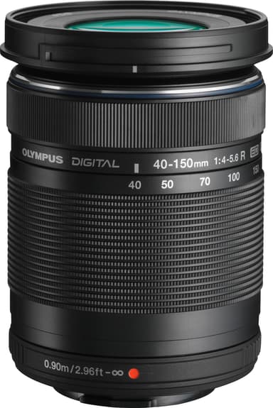 Olympus Zuiko 40-150 mm f4,0-5,6 objektiv (sort)