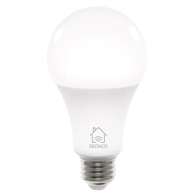 DELTACO SMART HOME WiFi LED-lyspære, E27 9W 810lm
