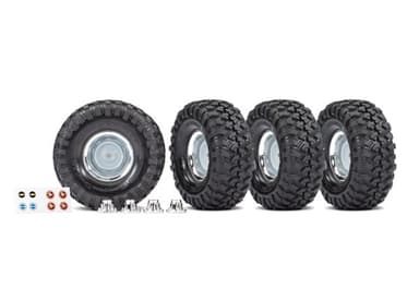 TRX-8166X Tires & Wheels Assembled 1.9 Blazer (4)