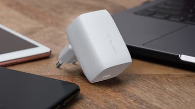 Belkin BOOST CHARGE Pro 60W GaN USB-C vegglader (hvit)