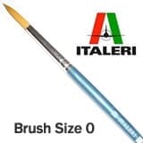 ITALERI Pensel - Rund syntetisk 0
