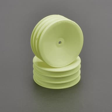 U7456 Wheel Front Medium 2WD Neon Yellow 1/10 (2)