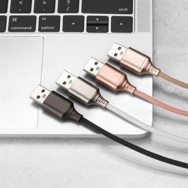 Ladekabel USB-C / Type-C - Hvit