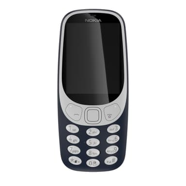 Nokia 3310 mobiltelefon (mørk blå) - Kun 2G