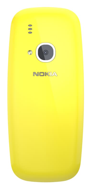 Nokia 3310 mobiltelefon (gul) - Kun 2G