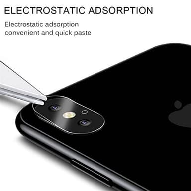 Linsebeskyttelse i herdet glass for bak kamera  iPhone X/XS