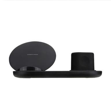 3i1 Ladestasjon Apple Airpods, Watch & iPhone Svart