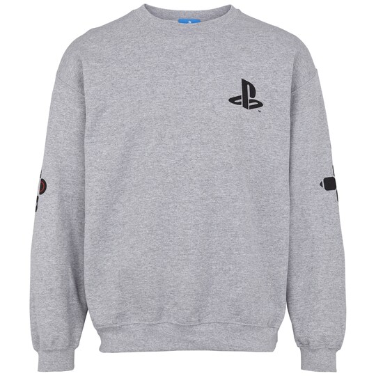 PlayStation Genser, grå (XXL)