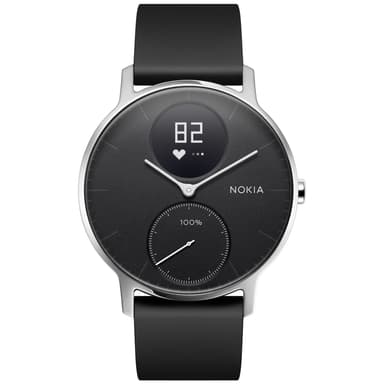 Nokia HR Steel aktivitetsarmbånd 36mm (sort