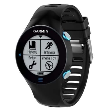 Smart Watch Silikon armbånd til Garmin Forerunner 610 - Svart
