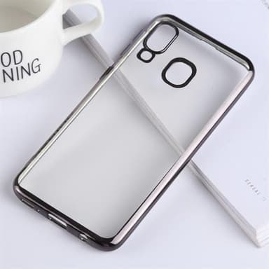 Bakdesel TPU Samsung Galaxy A40 Svart/Klar