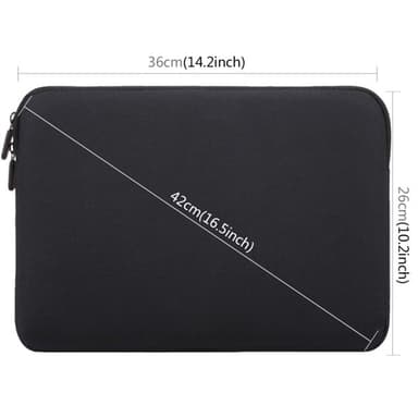 HAWEEL 15 Sleeve Futteral Laptop Svart