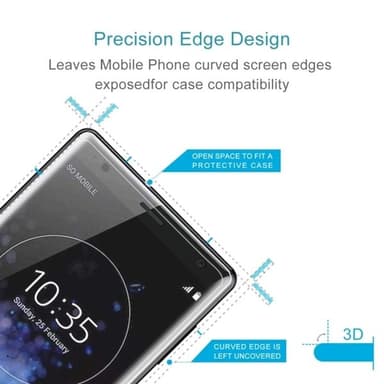 Skjermbeskyttelse i herdet glass Sony Xperia XZ2 Compact