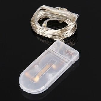 Dekorasjonsbelysning Led-slynge flere farger, batteridrevet