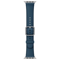 Apple Watch reim 38 mm klassisk skinnreim (kosmosblå)