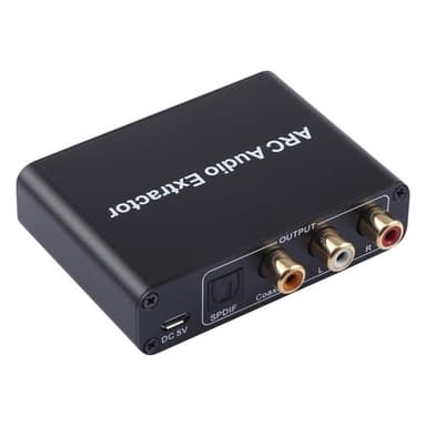 ARC Konverterer - HDMI ARC til SPDIF + Coaxial + L/R 192KHz
