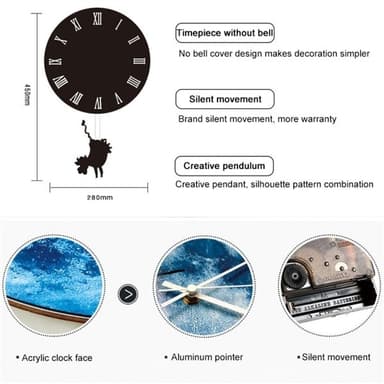 24 72423 Wall clock