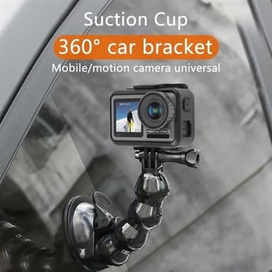 Fleksibel Holder med sugepropp DJI Osmo Action, GoPro