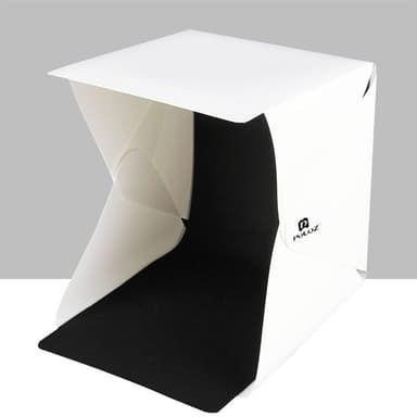 Mini Fotostudio med dagsbelysning - 2 bakgrunner