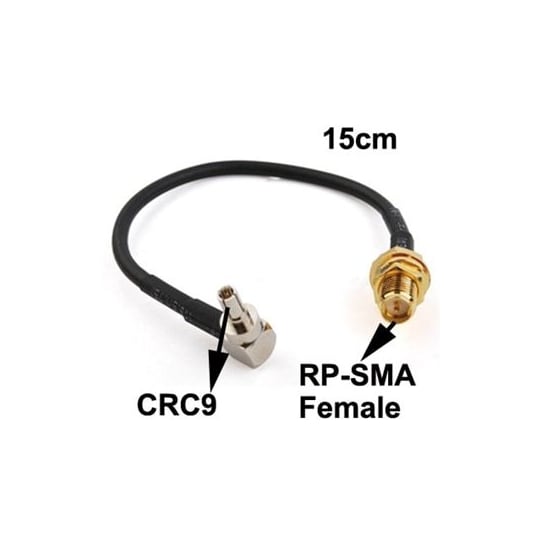 Antenne adapter CRC9 Hann til RP-SMA Hona