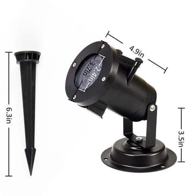 Projektorlampe til husvegg / Fasadebelysning