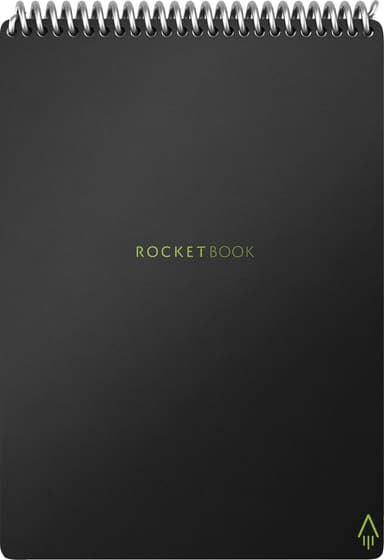 Rocketbook Flip Executive gjenbrukbar notatblokk A5 (infinity black)