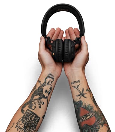 Marshall Mid on-ear hodetelefoner med ANC (sort)