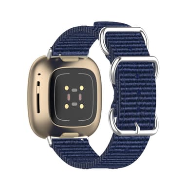 Armbånd Fitbit Sense / Versa 3 Navy Blue (S)
