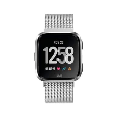 Fitbit Versa 3 / Sense armbånd sølv