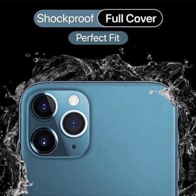 Objektivdeksel til iPhone 11 Pro / Pro Max kamera i herdet glass 2-pakning