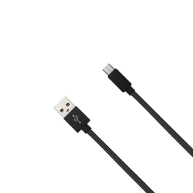 Micro USB-kabel 0,9 m svart