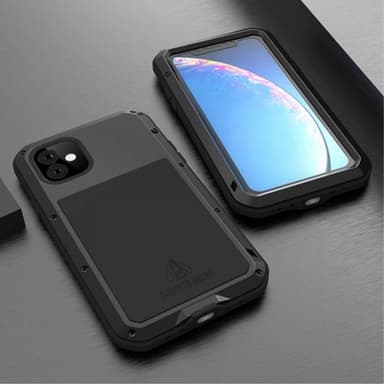 Love Mei iPhone 11 Deksel Powerfull Case Svart