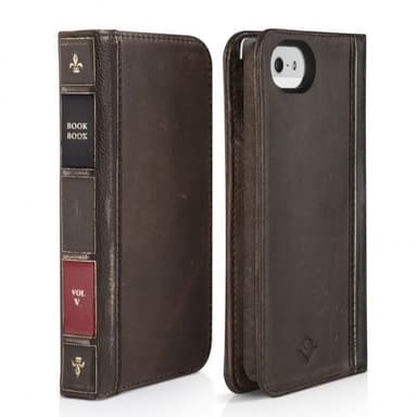 Twelve South iPhone 5 / 5S / SE Etui BookBook Ekte Skinn Brun