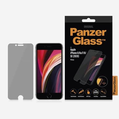 iPhone 6/6S/7/8/SE Skjermbeskytter Privacy Standard Fit
