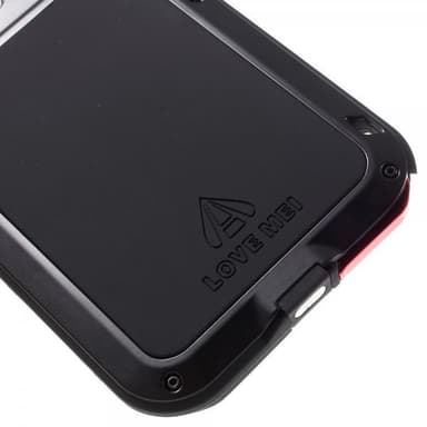 Love Mei PoweRFul Case till Samsung Galaxy S7 Edge Super GUARD Deksel Stötsäkert Svart