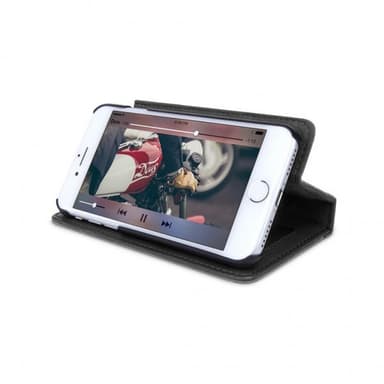 Twelve South iPhone 7/8/SE Etui BookBook Ekte Skinn Löstagbart Deksel Svart