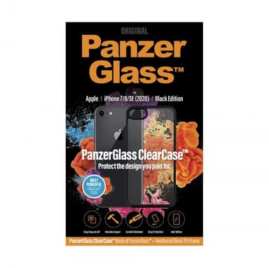 iPhone 7/8/SE Deksel ClearCase Black Edition