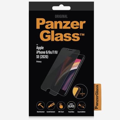 iPhone 6/6S/7/8/SE Skjermbeskytter Privacy Standard Fit