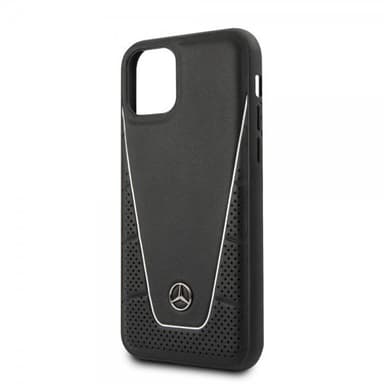 Mercedes Benz iPhone 11 Pro Deksel Logo PeRForert Svart