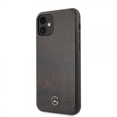 Mercedes Benz iPhone 11 Deksel Wood Line Rosewood