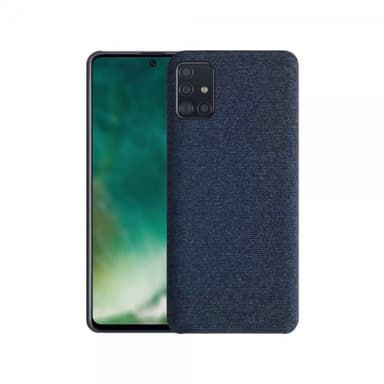 XQISIT Samsung Galaxy A51 Deksel Tekstile Case Navy Blue