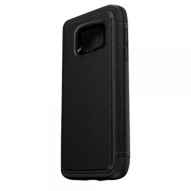 Samsung Galaxy S7 Etui Strada Series Ekte Skinn Svart